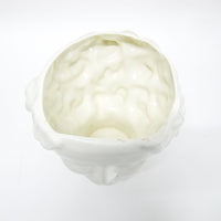 White Ceramic Womans Face Vase C. Mallorca Felanitx Pottery