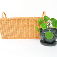 Woven Wicker Storage Basket