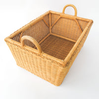 Woven Wicker Storage Basket