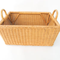 Woven Wicker Storage Basket