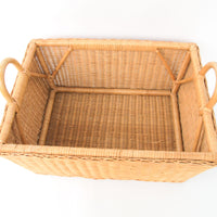 Woven Wicker Storage Basket