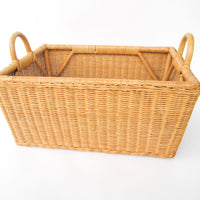 Woven Wicker Storage Basket