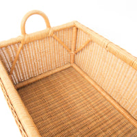 Woven Wicker Storage Basket