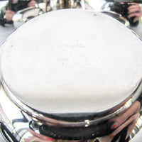 Set of 6 Sterling Silver Plated Glasses / Candle Holders by Oneida Silversmith