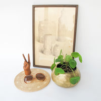 Asian Brass Vase Plant Pot