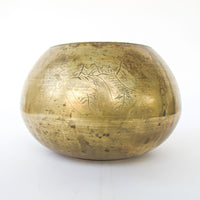 Asian Brass Vase Plant Pot