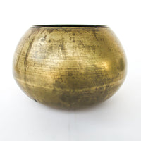 Asian Brass Vase Plant Pot