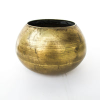 Asian Brass Vase Plant Pot