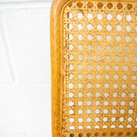 Cesca Marcel Breuer Style Chair with Gold Flashed Base and Cane Back and Seat (used replacement seat from Randy.)