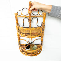 Two Tier Bamboo Shelf