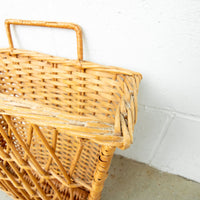 Rattan Woven Rectangular Wall basket Organizer