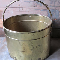 Large Vintage Midcentury Gold Brass Hollywood Regency Style Storage