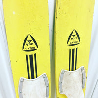 Vintage Voit Black and Yellow Children's Water Skis