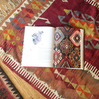 Turkish Kilim Hand Woven Rug (dyed with vegetable coloring)