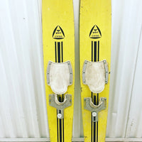 Vintage Voit Black and Yellow Children's Water Skis