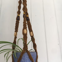 Vintage 1960's Macrame Hanging Plant Holder