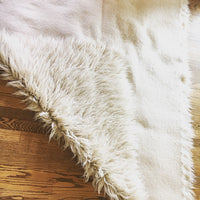 Vintage Flokati 74" X 55" - 1970's Wool Rug - Made in Greece