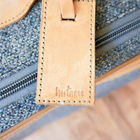 Tweed Hartmann Suitcases with Leather Accents (SOLD SEPARATELY)