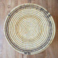 Woven Tribal African Basket with Lid - Large