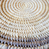 Woven Tribal African Basket with Lid - Large