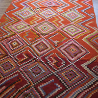 Turkish Kilim Wool Area Rug