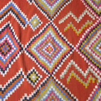 Turkish Kilim Wool Area Rug