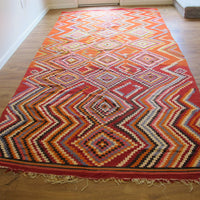 Turkish Kilim Wool Area Rug