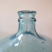 Large Vintage Blue Glass Demijohns (Sold Separately)