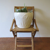 Modern Vintage Wood Folding Slat Chair - Made in Poland