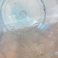 Large Vintage Blue Glass Demijohns (Sold Separately)