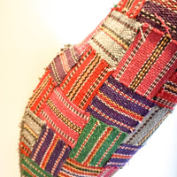 Large Vintage Faux Mixed Media Textile Giraffe Head Mount