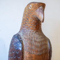 Vintage Hand Carved Solid Wood Eagle