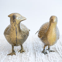 Brass Birds - Set of two