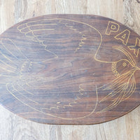 Dove and PAX Wood Stool Plant Stand