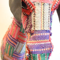 Large Vintage Faux Mixed Media Textile Giraffe Head Mount