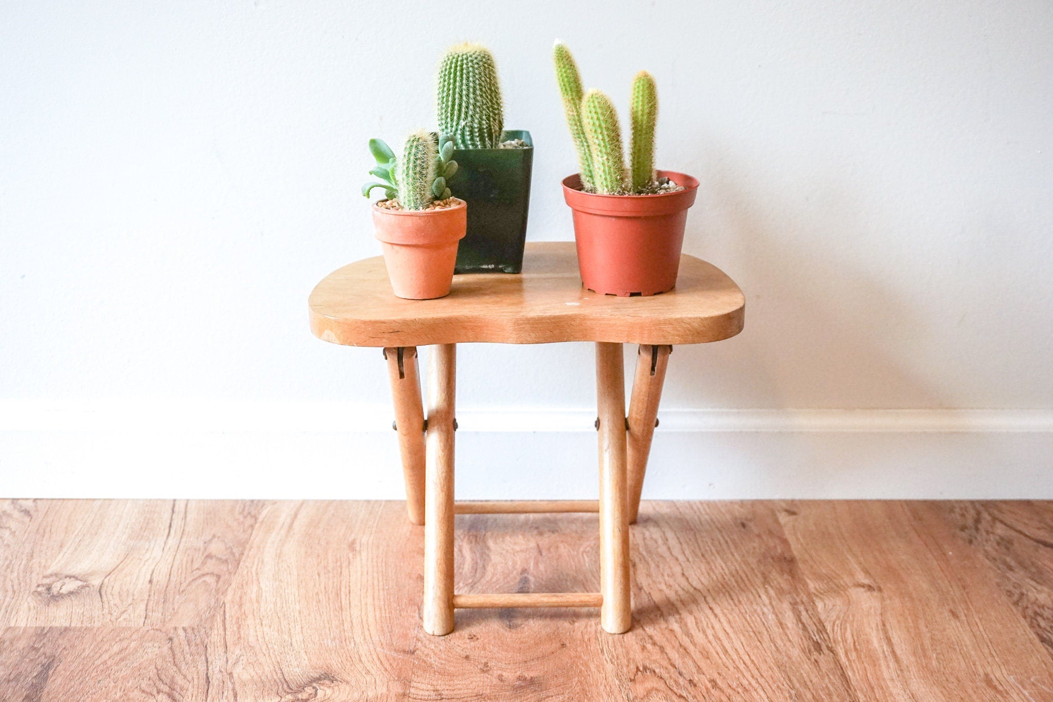 Nevco Wood Folding Camp Stool (6 Available - Sold Separately