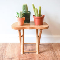 Nevco Wood Folding Camp Stool (6 Available - Sold Separately)