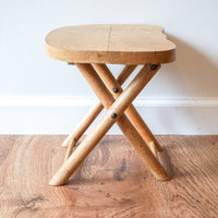 Nevco Wood Folding Camp Stool (6 Available - Sold Separately)