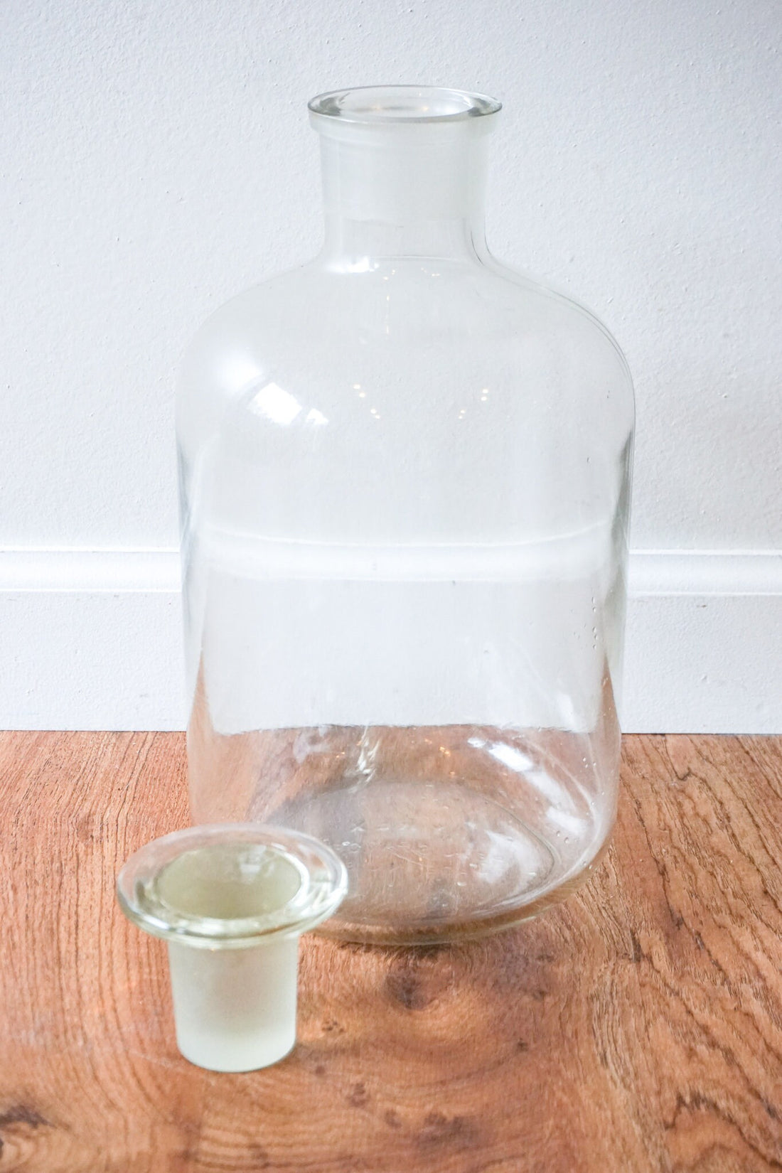 Clear Glass Jug Demijohn