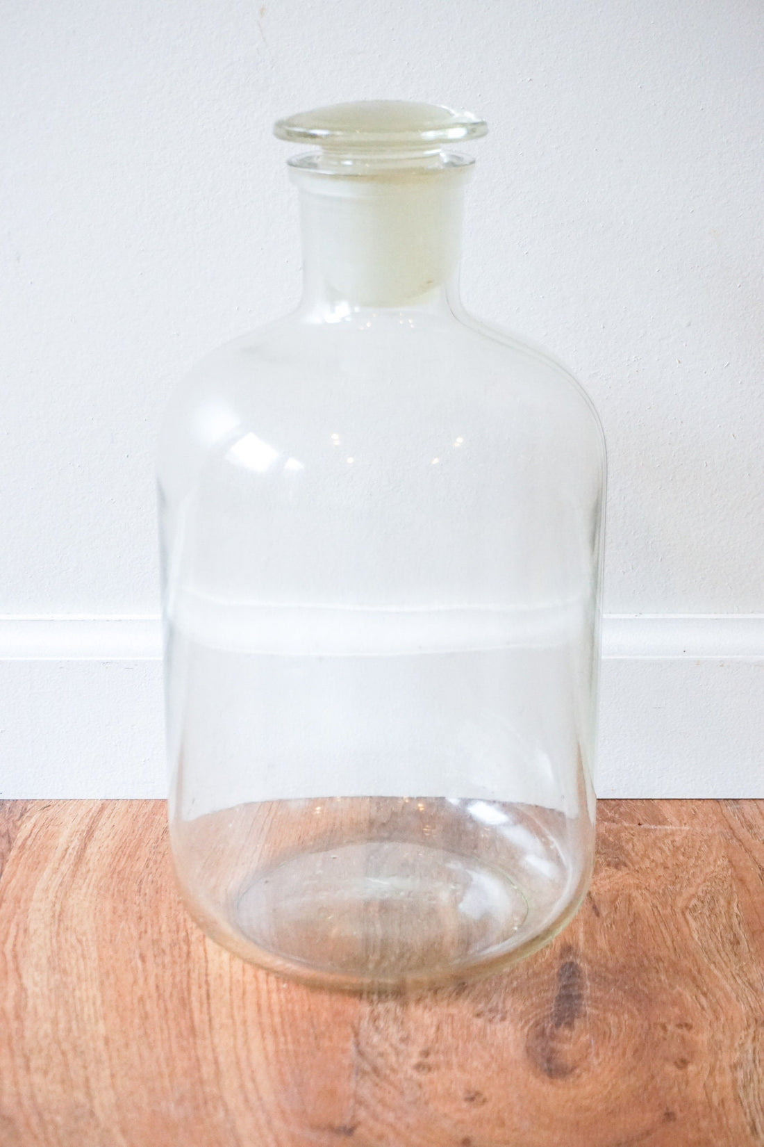 Clear Glass Jug Demijohn