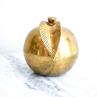 Vintage Decorative Solid Brass Apple