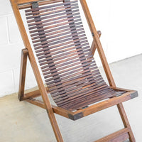 Folding Teak Lounge Chair from Thailand