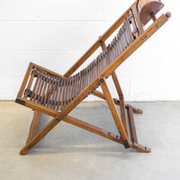 Folding Teak Lounge Chair from Thailand