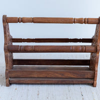 Teak Magazine Storage Rack