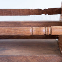 Teak Magazine Storage Rack