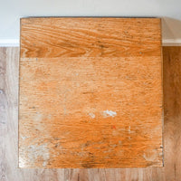 J&P Coats Cottons Sewing Wood Spool Cabinet with 5 Drawers, Weighted Glass Front Panels and Original Metal Hardware