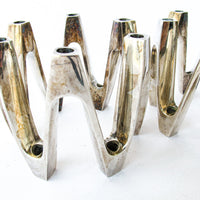 Set of 2 Dansk Silver Plated Candle Holders - Made in France