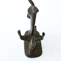 Donkey Cigarette Holder - Antique Cast Metal
