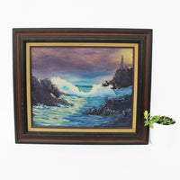Ocean Landscape Painting Framed Wall Art