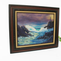 Ocean Landscape Painting Framed Wall Art